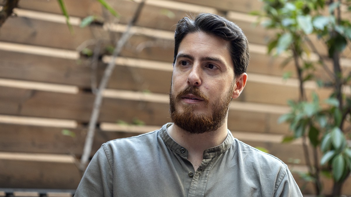 Gabriel Garroum durant l'entrevista  - Hugo Fernández 