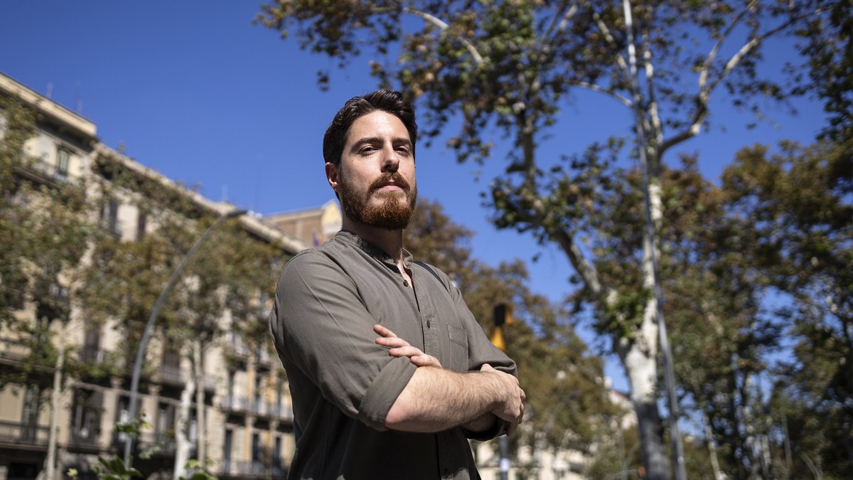 Gabriel Garroum durant l'entrevista  - Hugo Fernández 