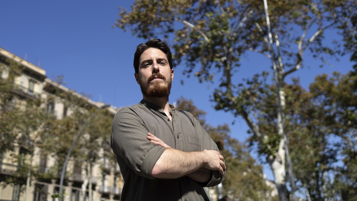 Gabriel Garroum durant l'entrevista  - Hugo Fernández 