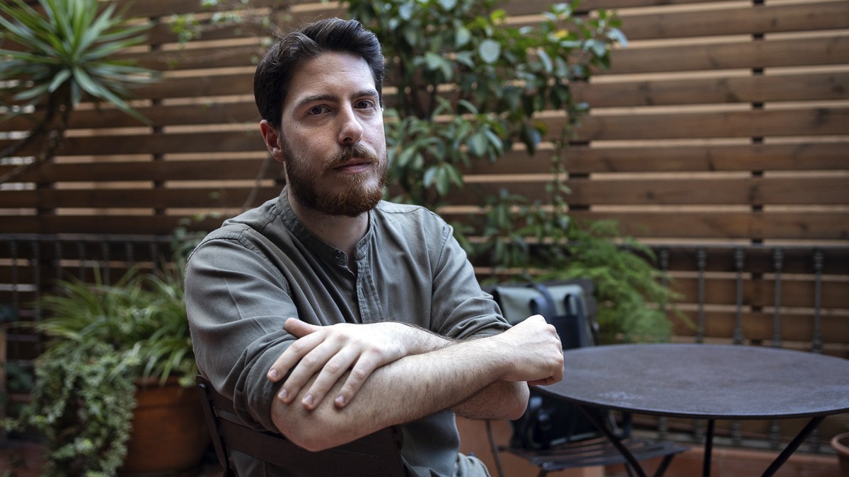 Gabriel Garroum durant l'entrevista  - Hugo Fernández 