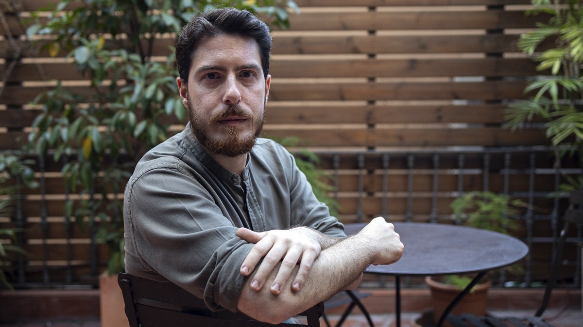 Gabriel Garroum durant l'entrevista  - Hugo Fernández 