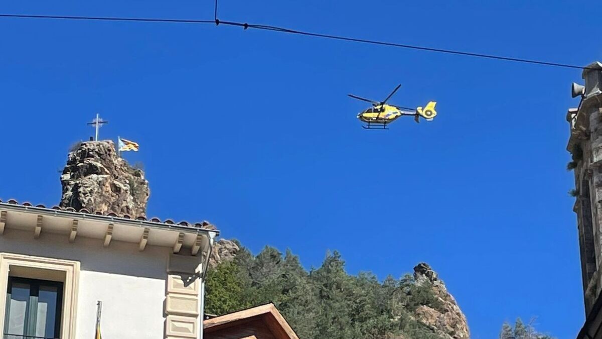 Vídeo | Espectacular rescat en helicòpter en una via ferrada a Ribes de Freser