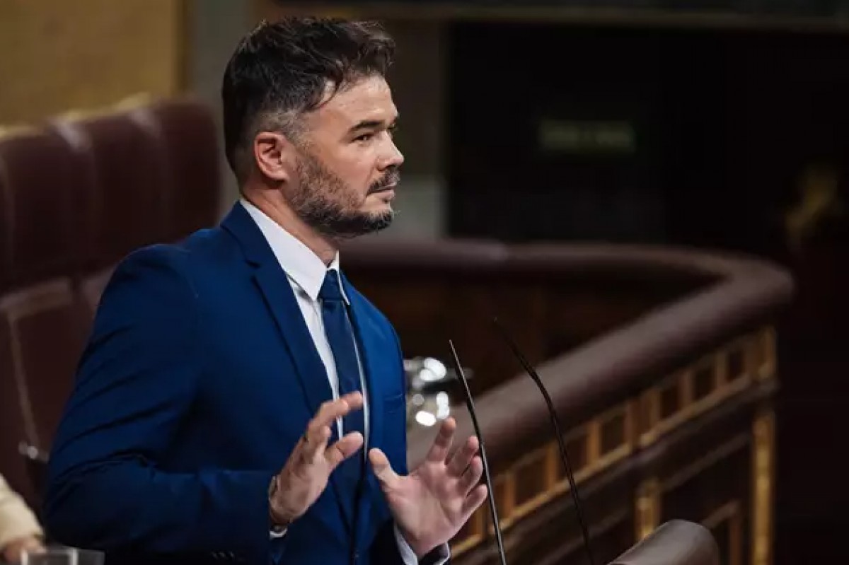 Gabriel Rufián, a la investidura d'Alberto Núñez Feijóo - EP