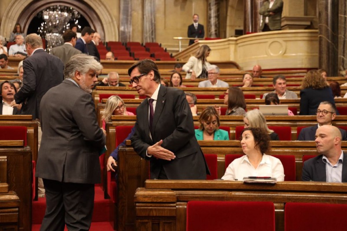 Albert Batet i Salvador Illa, al debat de política general. - Govern