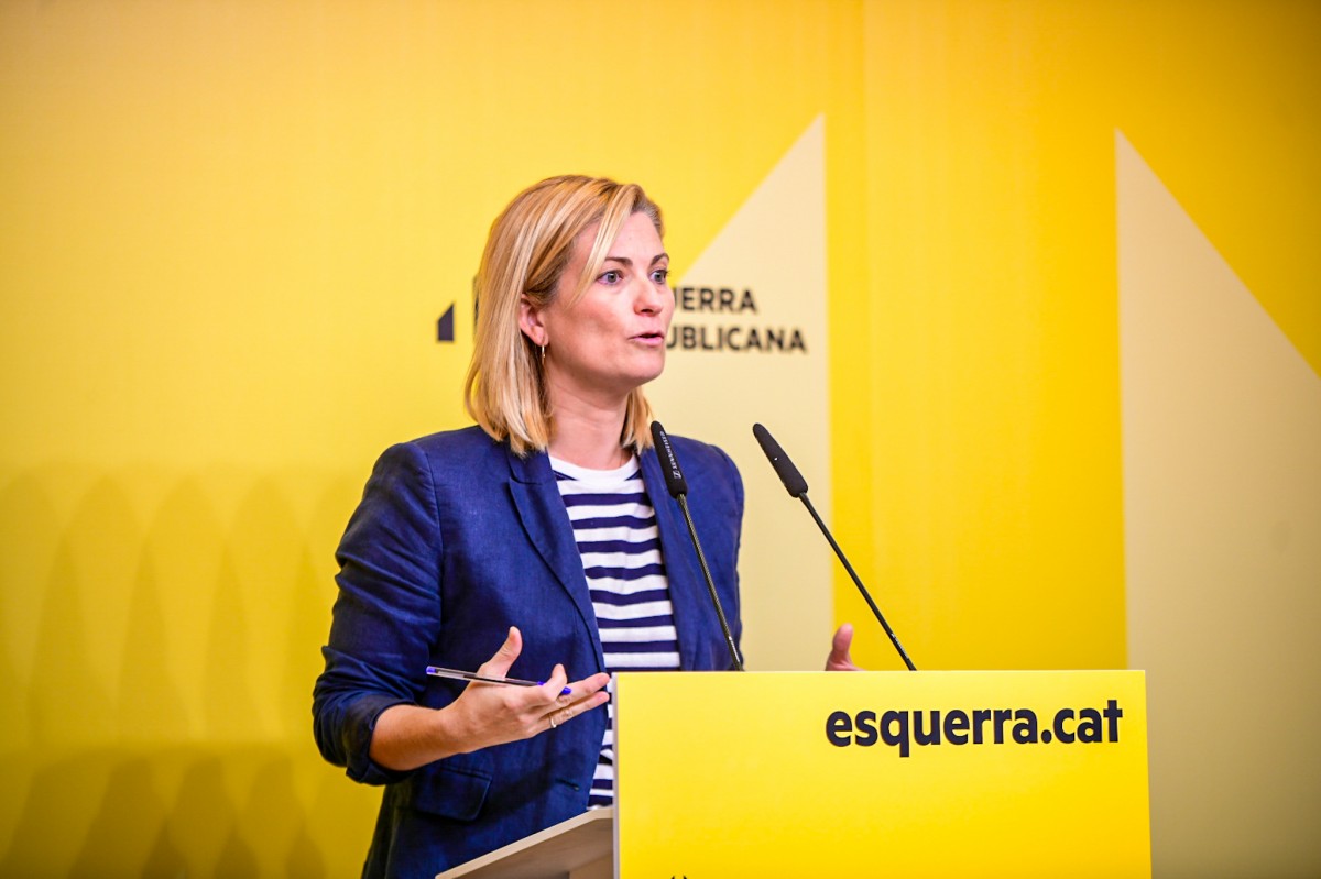 La portaveu d'ERC Raquel Sans - ERC