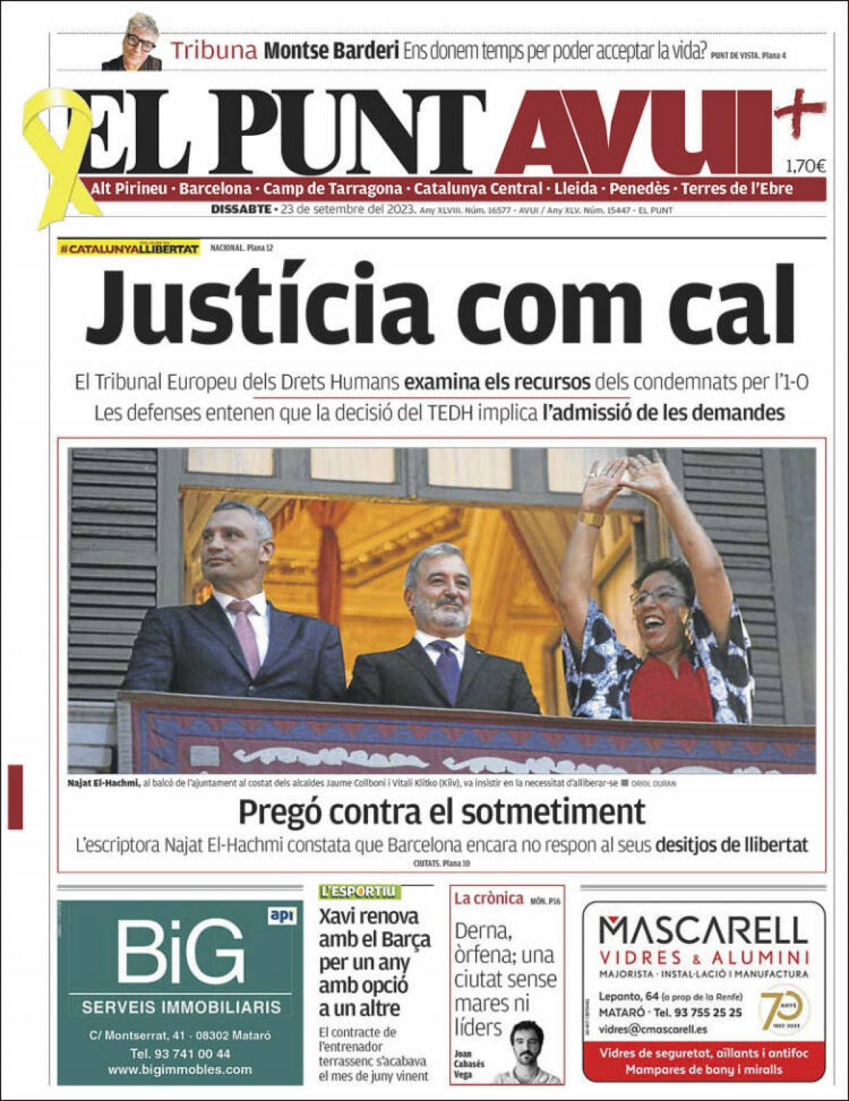 23/09/23 - El Punt Avui