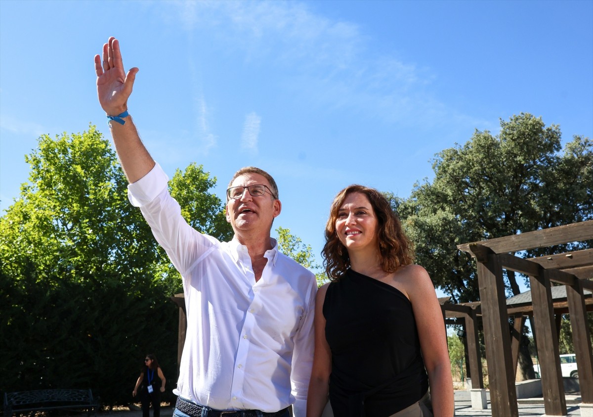 Alberto Núñez Feijóo i Isabel Díaz Ayuso - EP