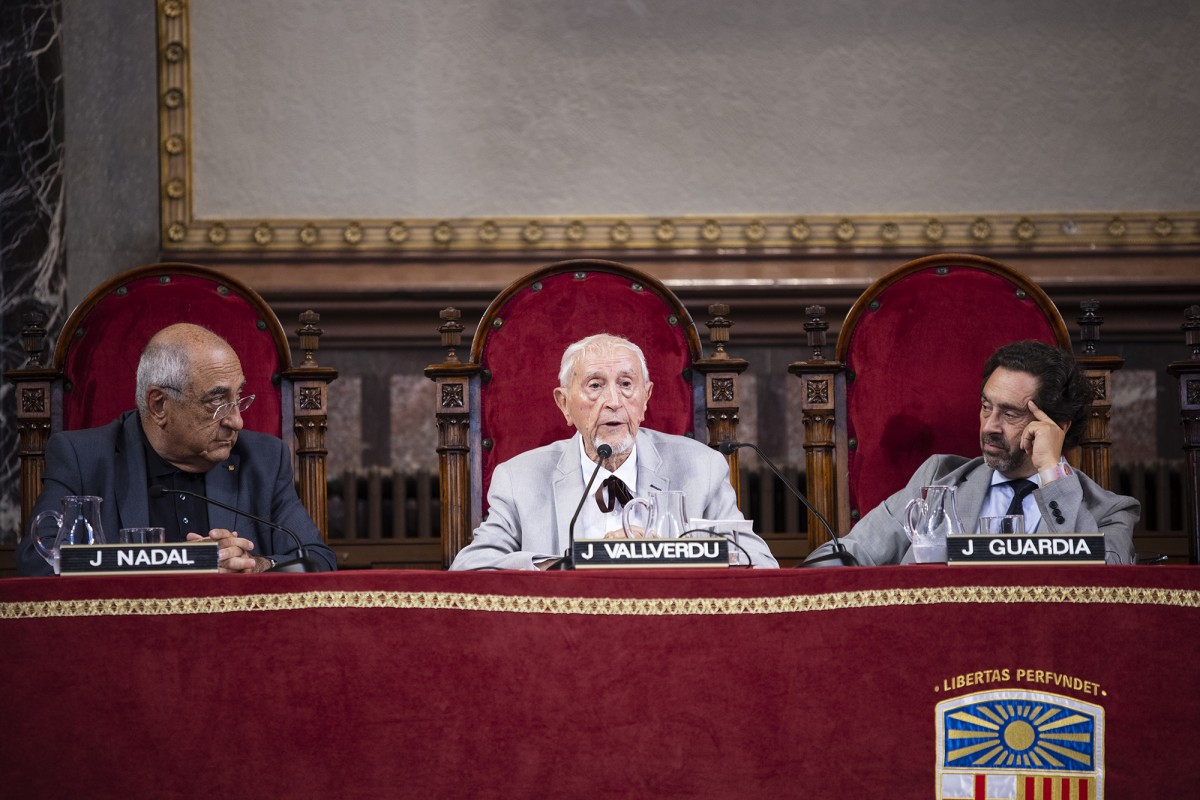 Vallverdú fa la lliçó inaugural del grau de Filologia Catalana a la UB
