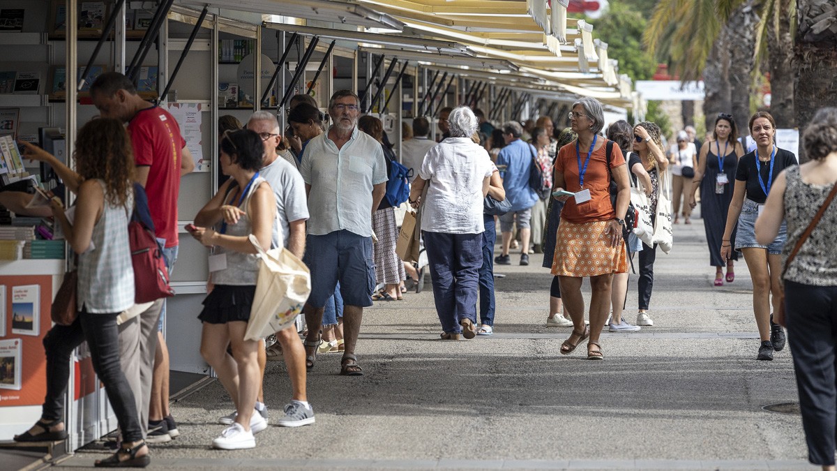 Ambient de la Setmana del Llibre en Català aquest dimarts