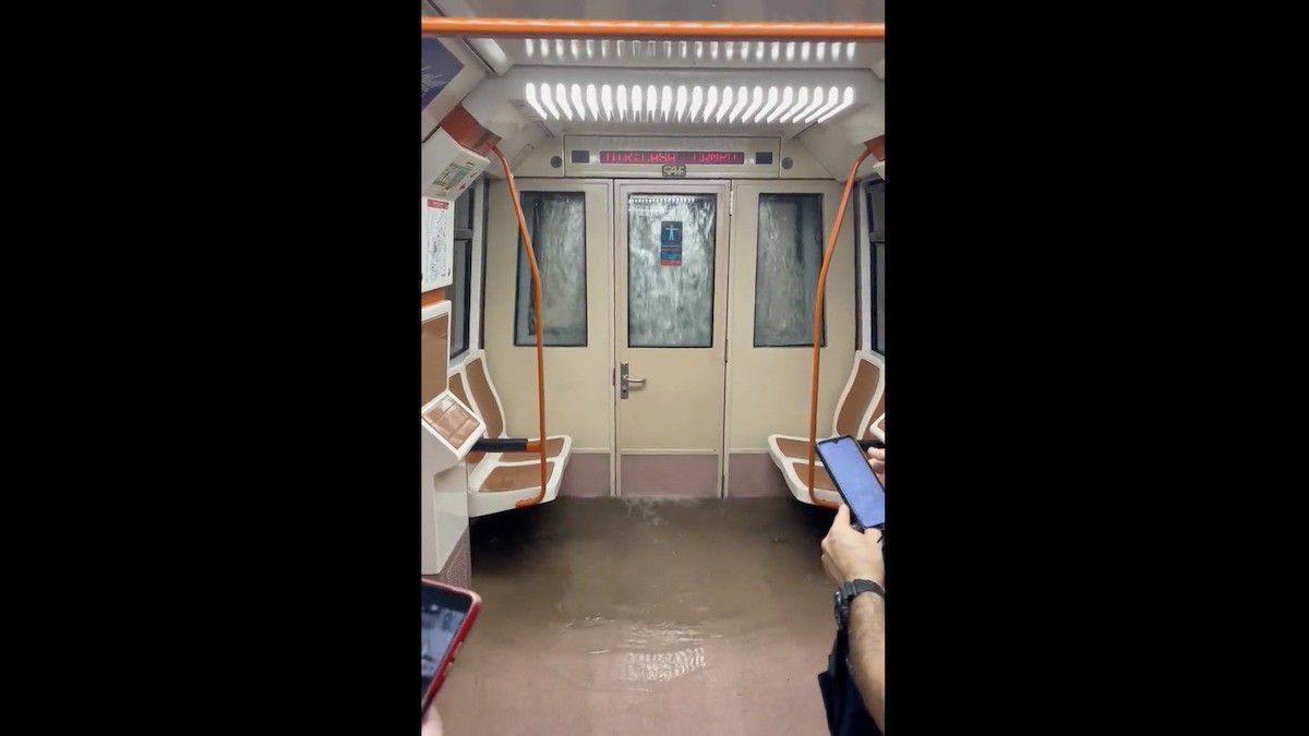 «He pensat que hauria de bussejar»: angoixant inundació al metro de Madrid