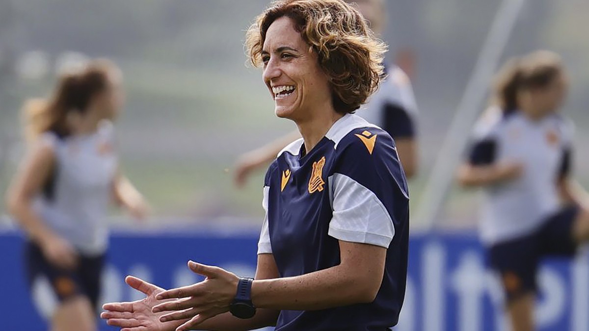 Natalia Arroyo Clavell, entrenadora de la Primera Divisió Femenina de la Reial Societat - Cedida Natalia Arroyo