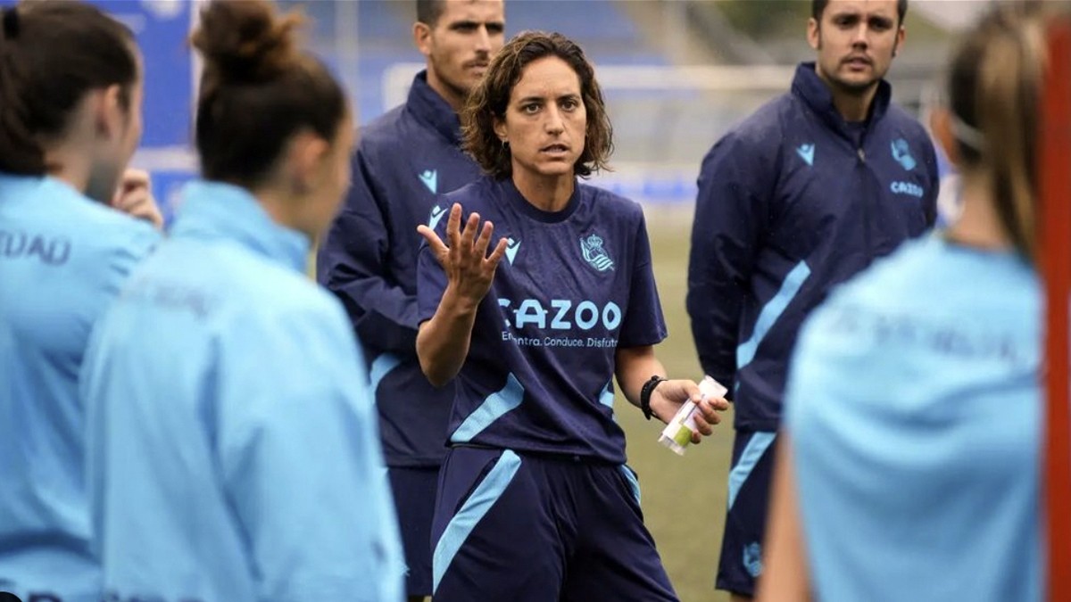 Natalia Arroyo Clavell, entrenadora de la Primera Divisió Femenina de la Reial Societat - Cedida Natalia Arroyo