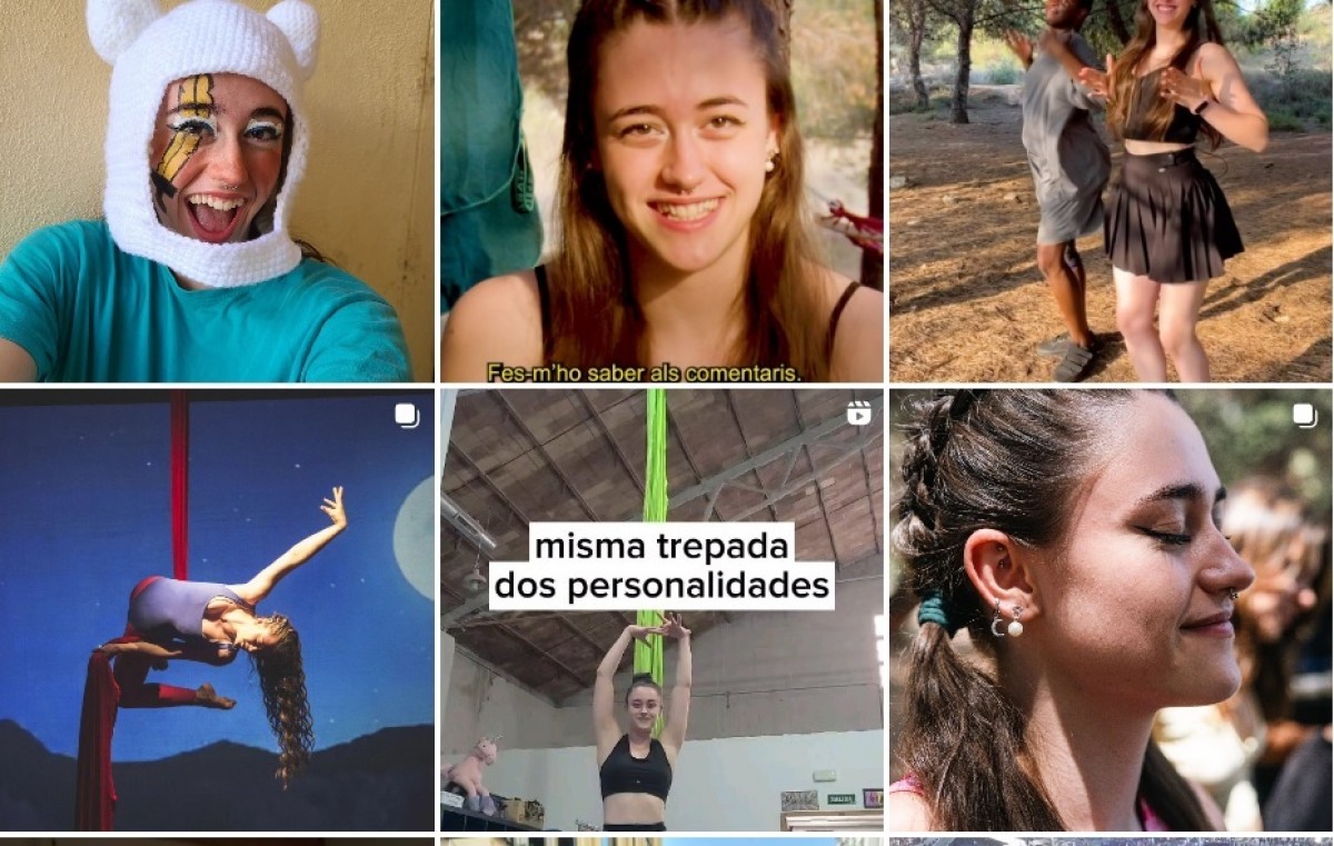 Alba Castelló: acròbata aèria fora i streamer al món digital
