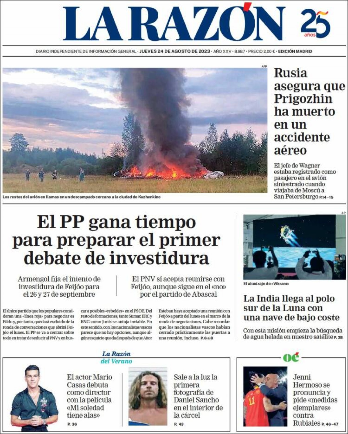24/08/23 - La Razón
