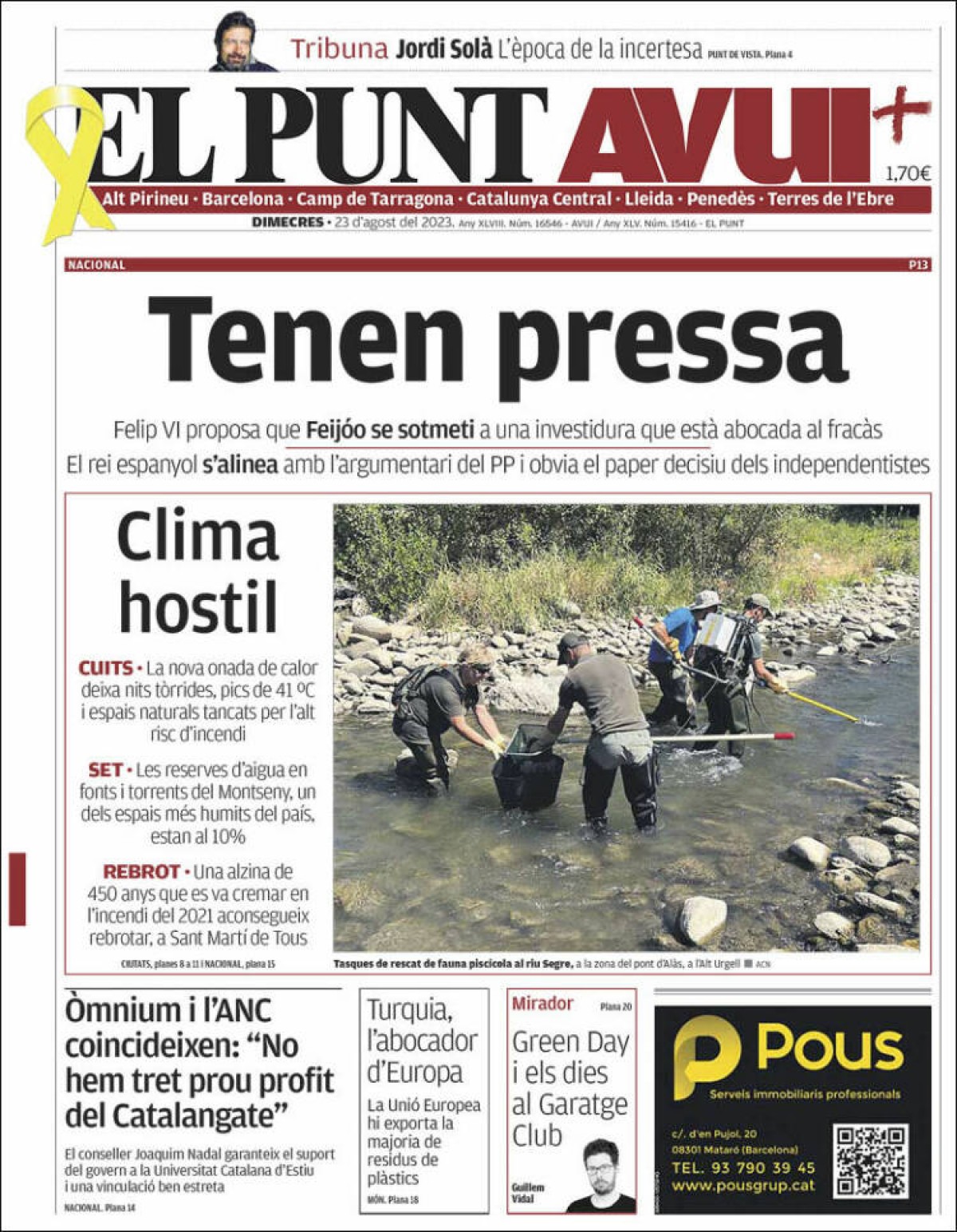 23/08/23 - El Punt Avui