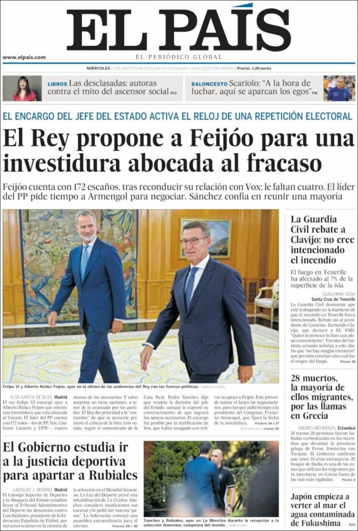 23/08/23 - EL PAÃS
