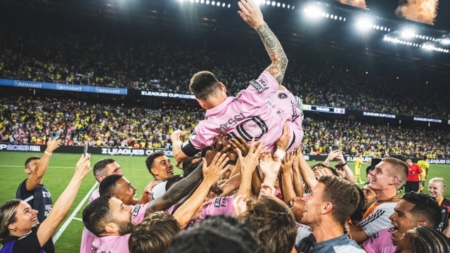 L'aplaudit gest de Messi després de guanyar el primer títol als Estats Units