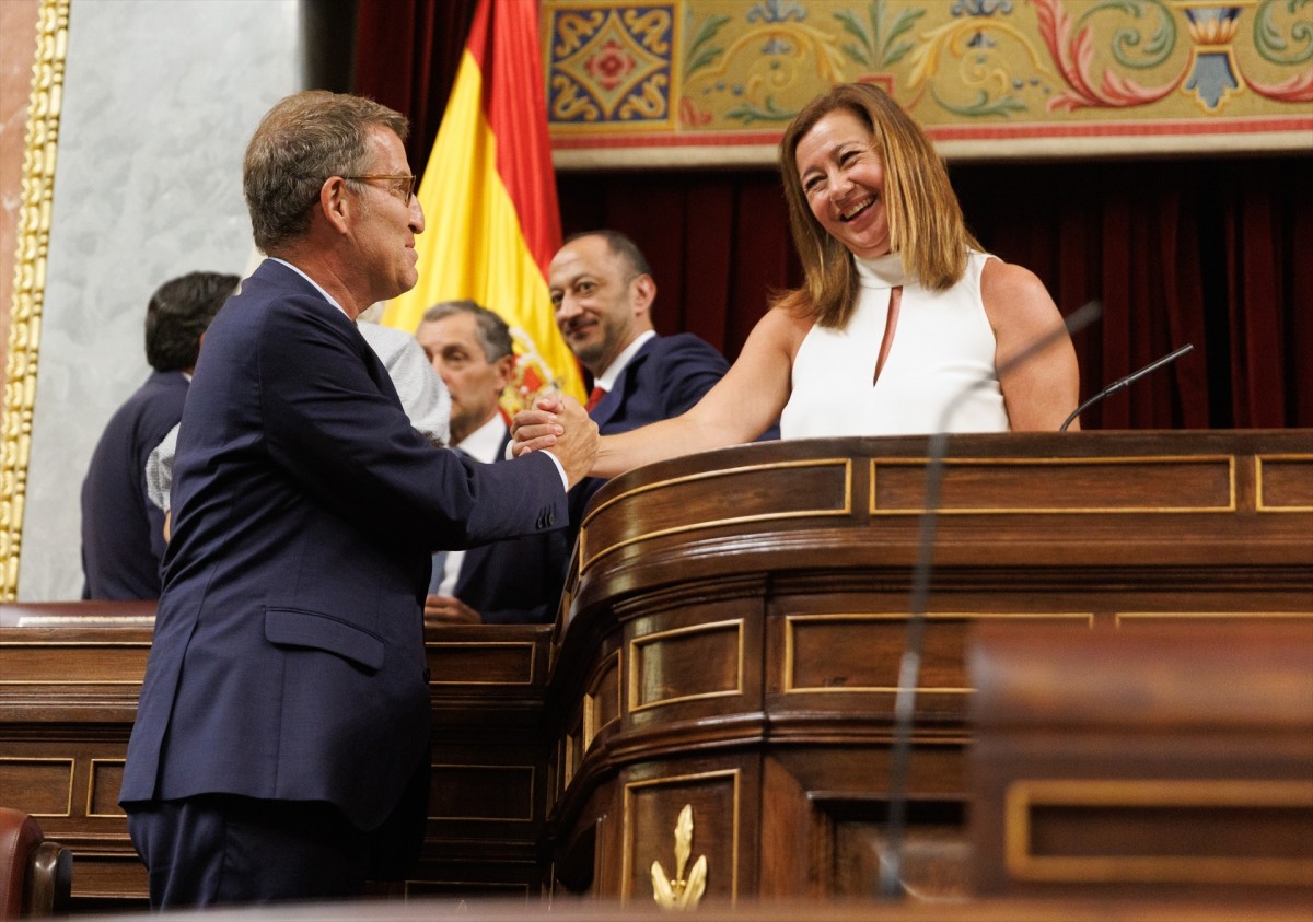 Alberto Núñez Feijóo i Francina Armengol - Eduardo Parra / EP