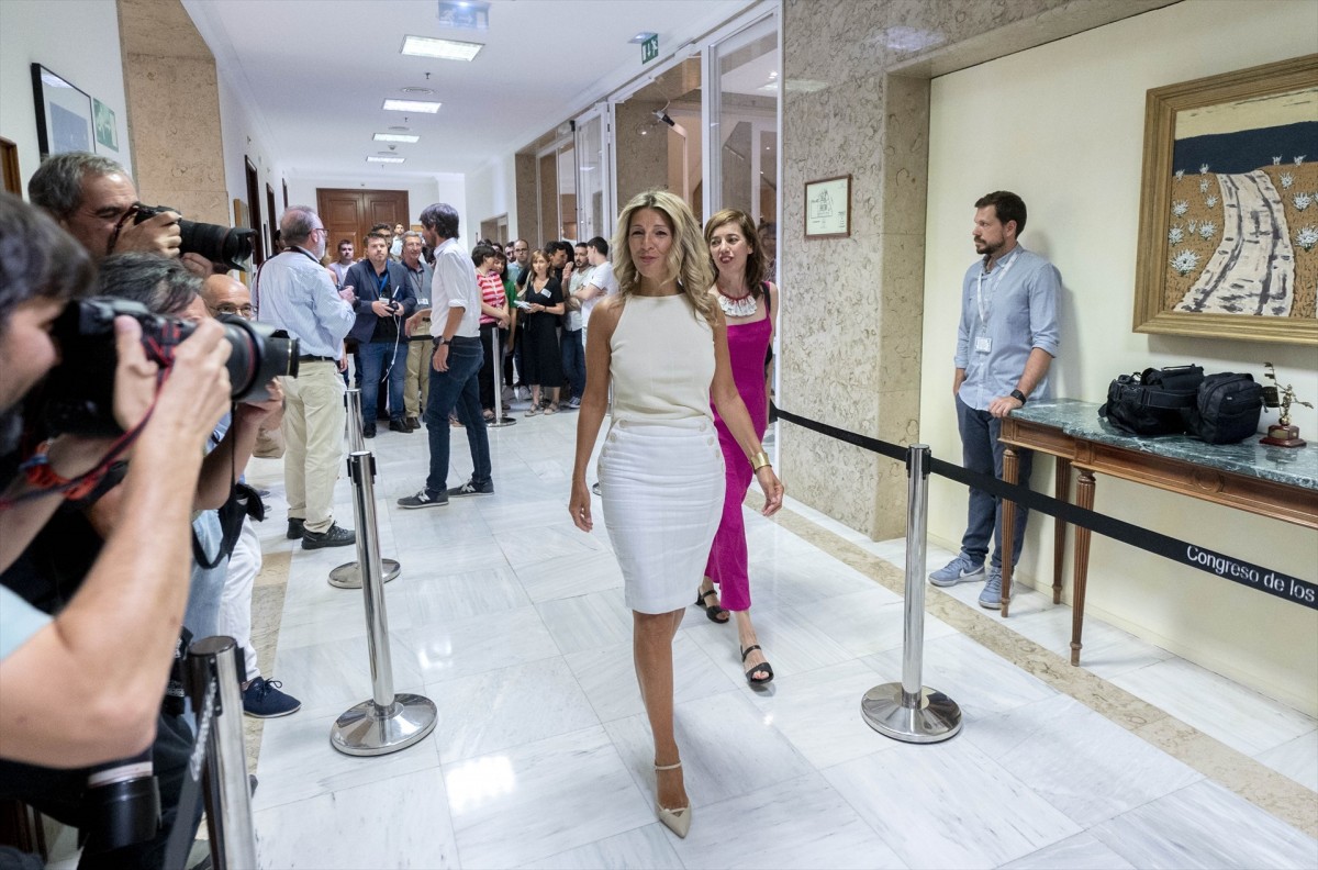Díaz assegura que negocia «al màxim nivell» amb Junts i es mostra «optimista» 