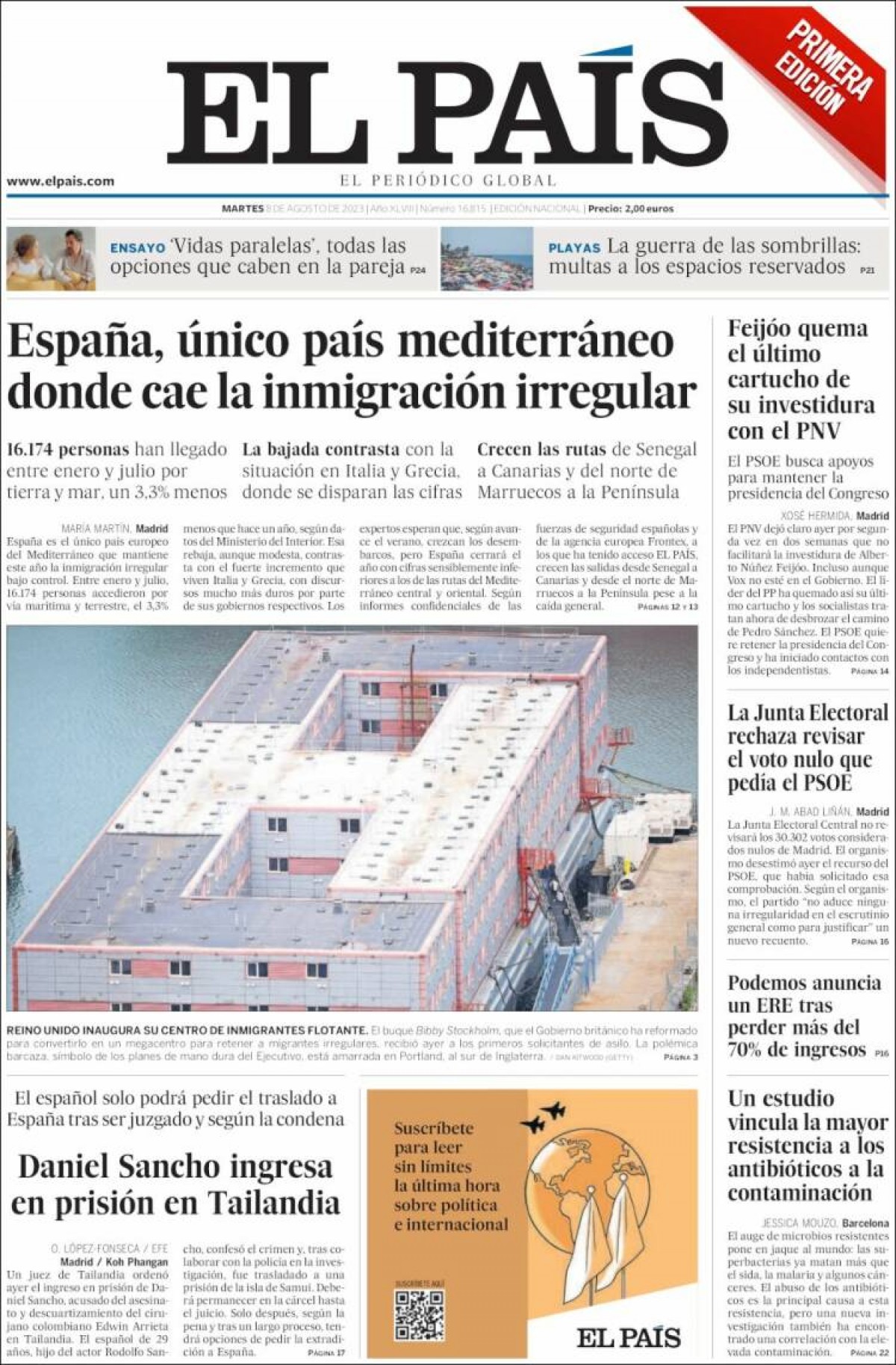 08/08/23 - El País