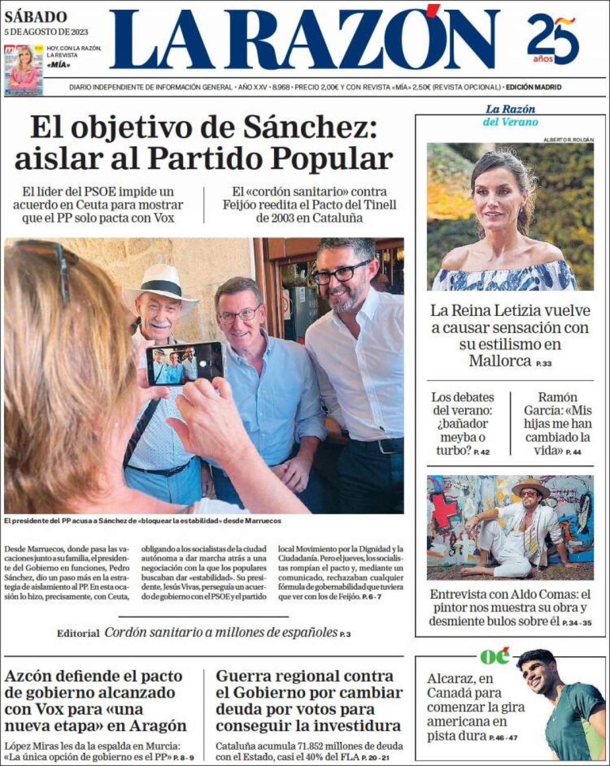 5/08/23 - La Razón