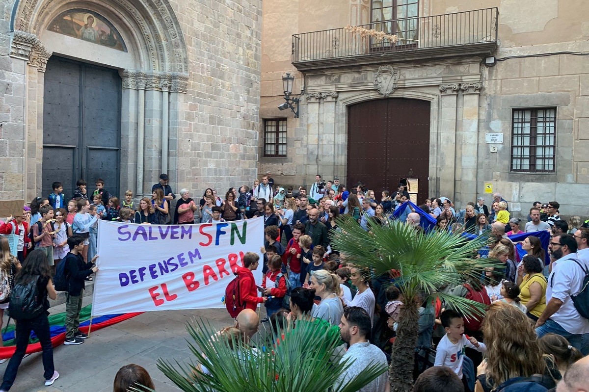Així s'ha cuinat el final feliç a Sant Felip Neri: de tancar l'escola a ampliar-la