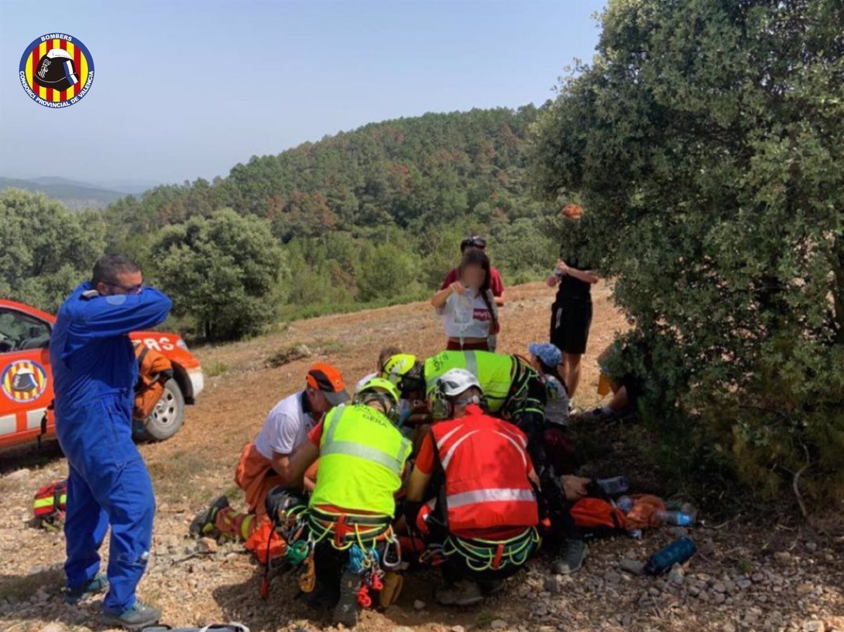 Rescaten dos nens deshidratats i un d'inconscient en una excursió al País Valencià
