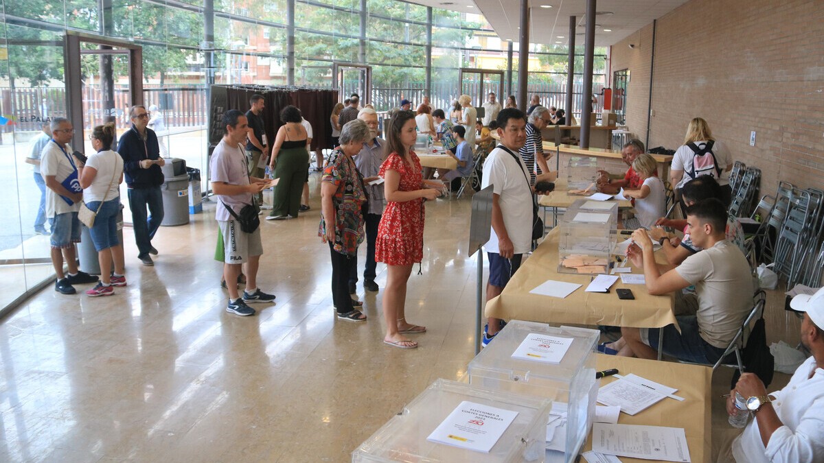 Davallada de la participació a Catalunya: gairebé quatre punts menys que el 2019