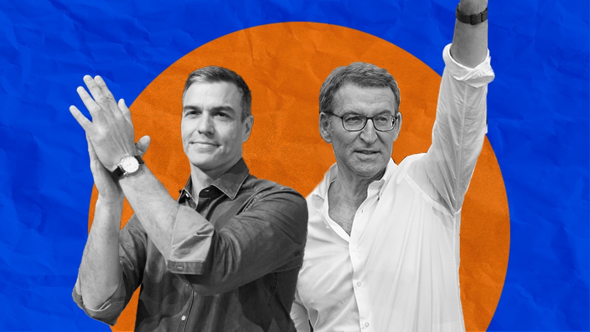 Pedro Sánchez i Alberto Núñez Feijóo - Núria Garrido