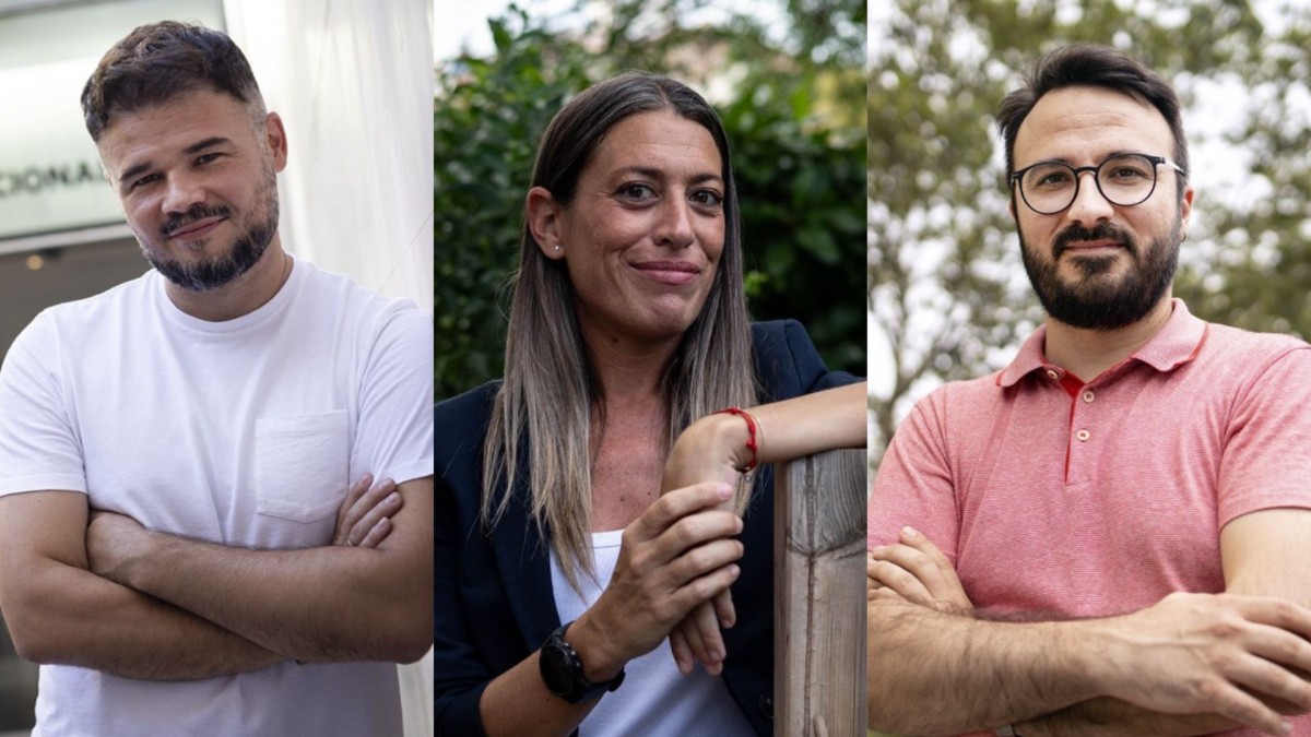 Gabriel Rufián, Míriam Nogueras i Albert Botran - Nació