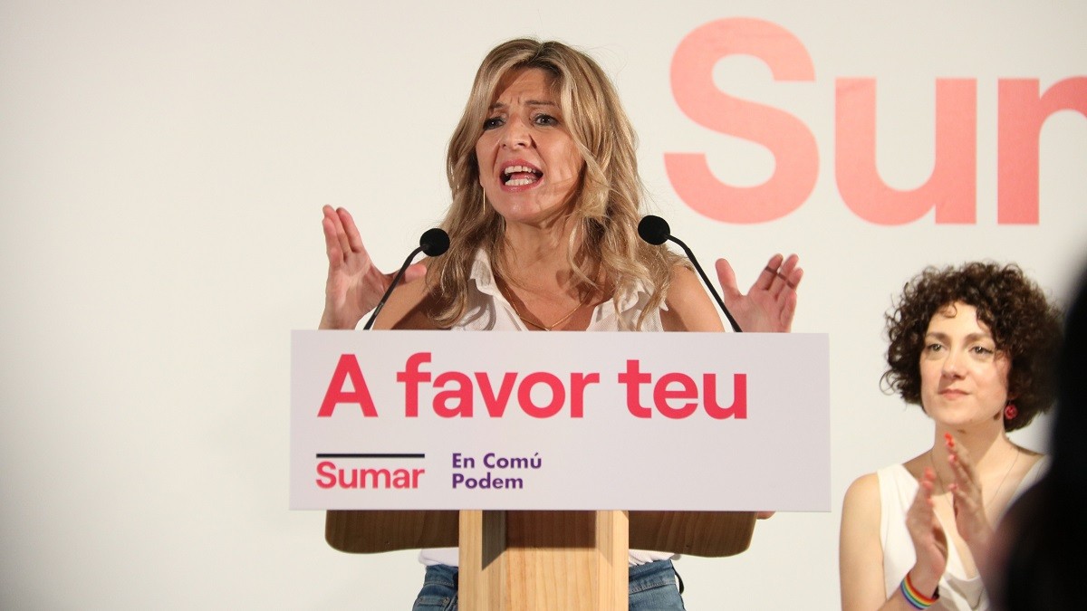 Yolanda Díaz crida a «canviar el model sanitari» com ha fet «amb la reforma laboral»