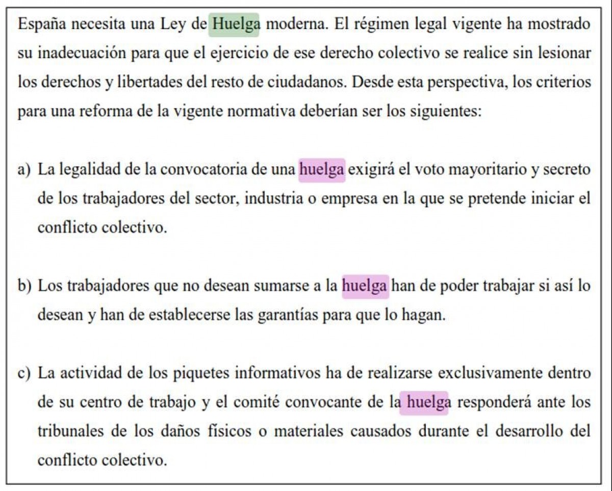 Programa de Vox per a les generals d'abril de 2019 - 