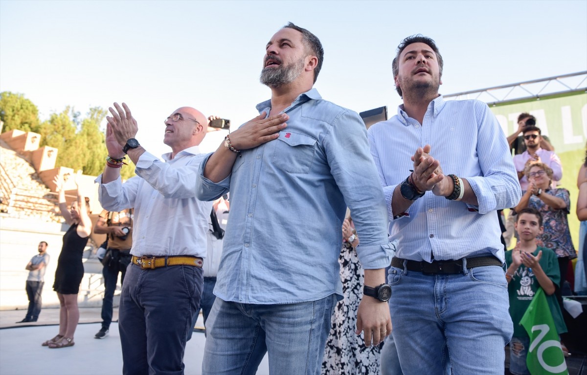 Abascal, aquest dissabte a Guadalajara - Rafael Martín / EP