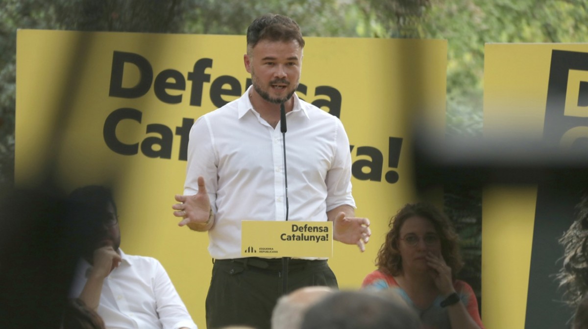 Gabriel Rufian, aquest dimecres a Lleida - ACN