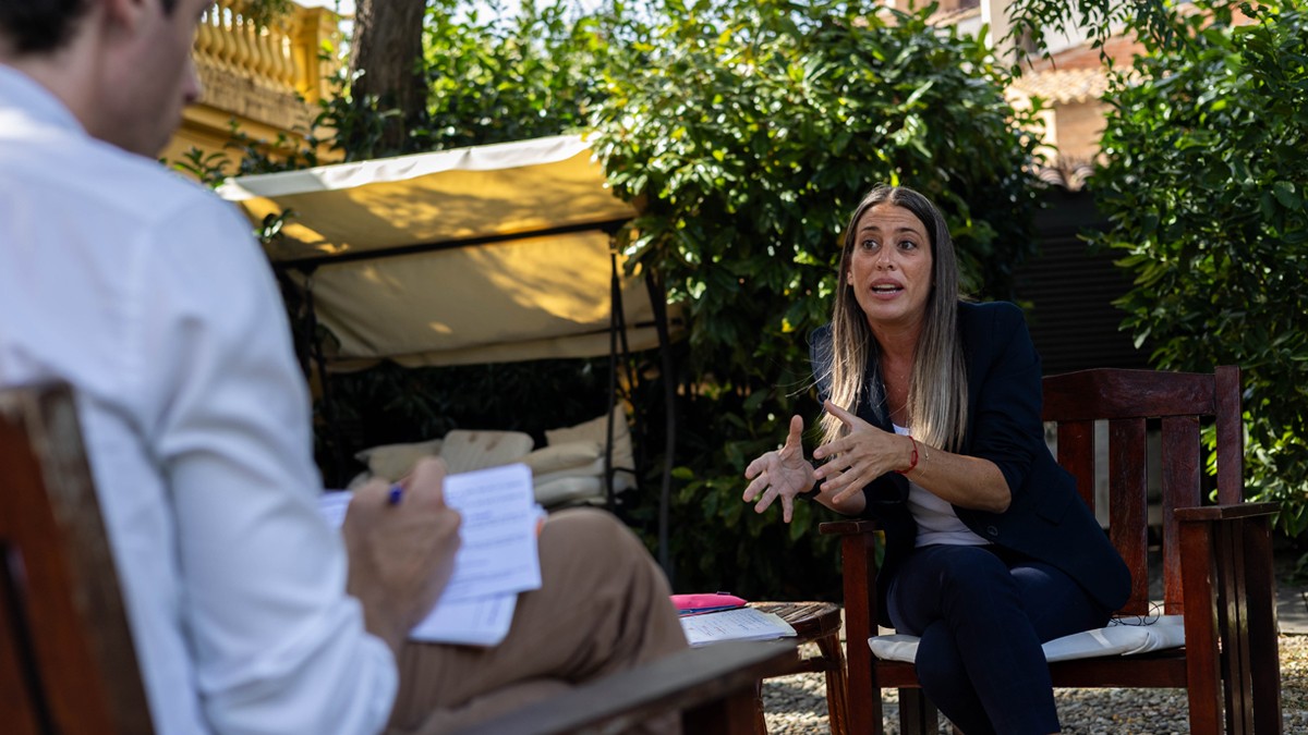 Míriam Nogueras, divendres passat a la Garriga. - Hugo Fernández