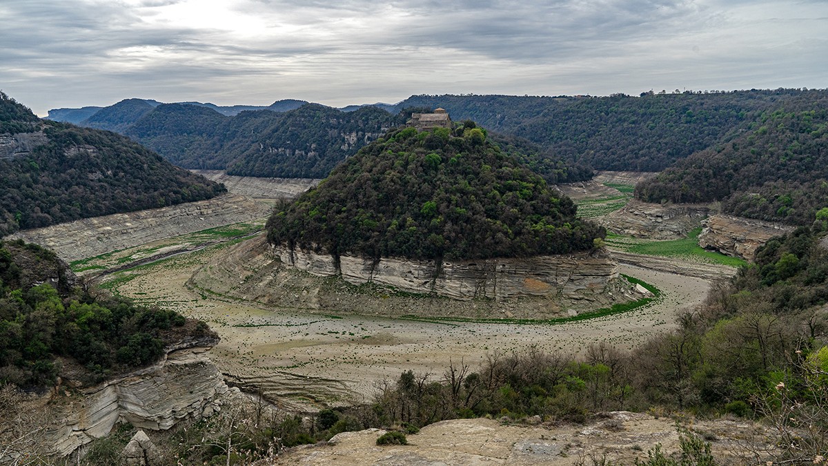 Meandre de Sant Pere de Casserres, a la cua de l'embassament de Sau - Emili Vilamala