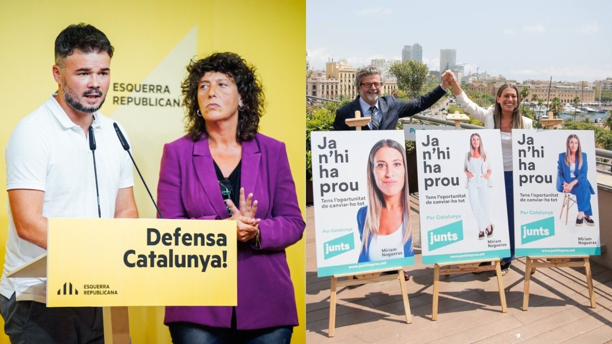Cap a una campanya sense retrets entre independentistes? Així encaren ERC i Junts el 23-J