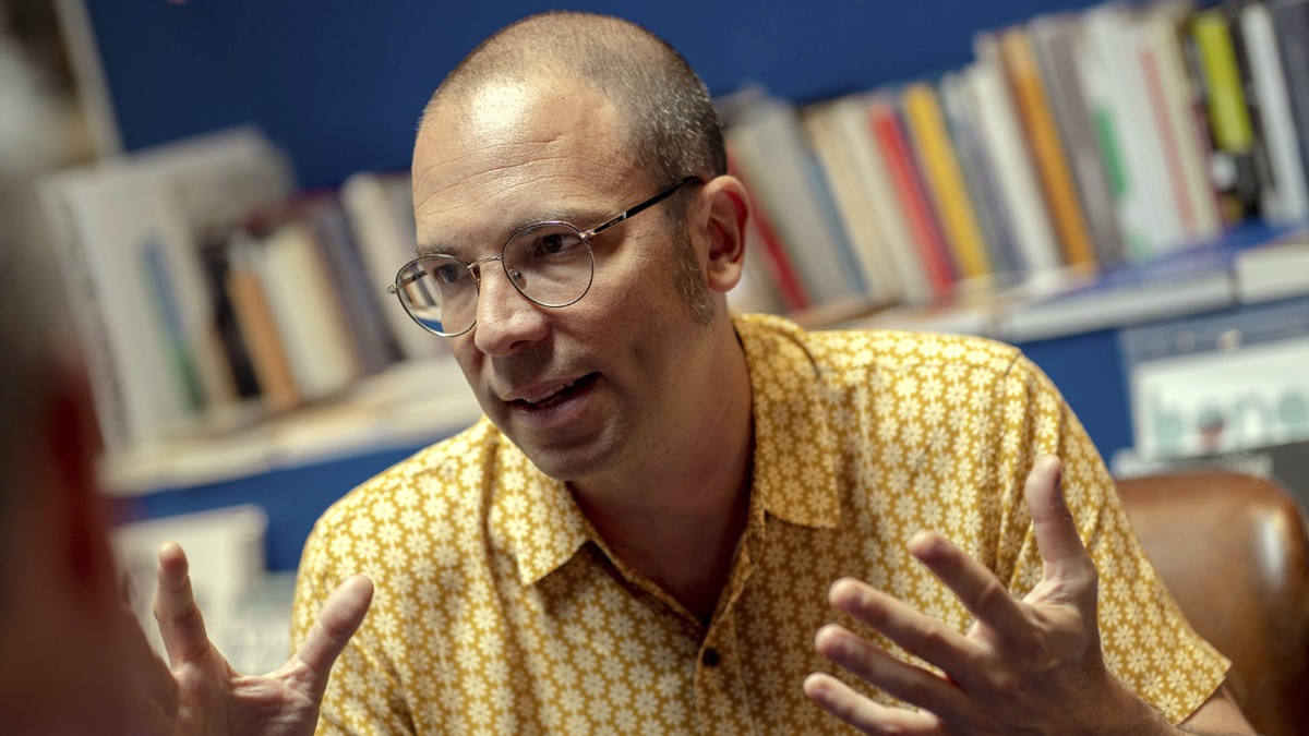 L'escriptor i periodista Albert Forns - Frederic Esteve