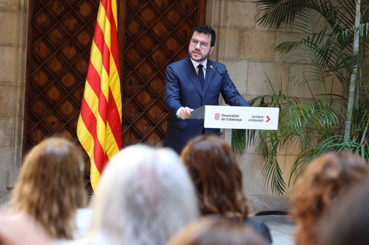 Aragonès crida a reforçar els «llaços de fraternitat» entre els Països Catalans davant l'extrema dreta