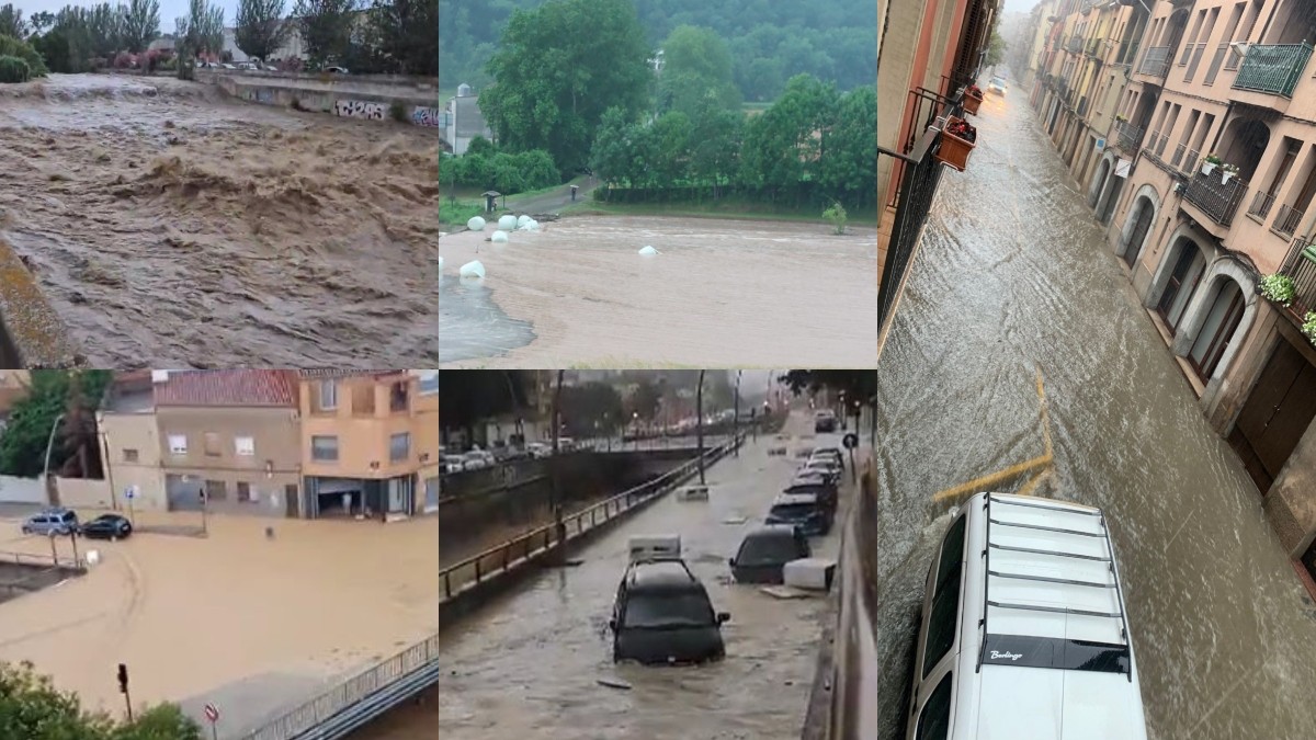 La borrasca Òscar inunda diverses comarques 
