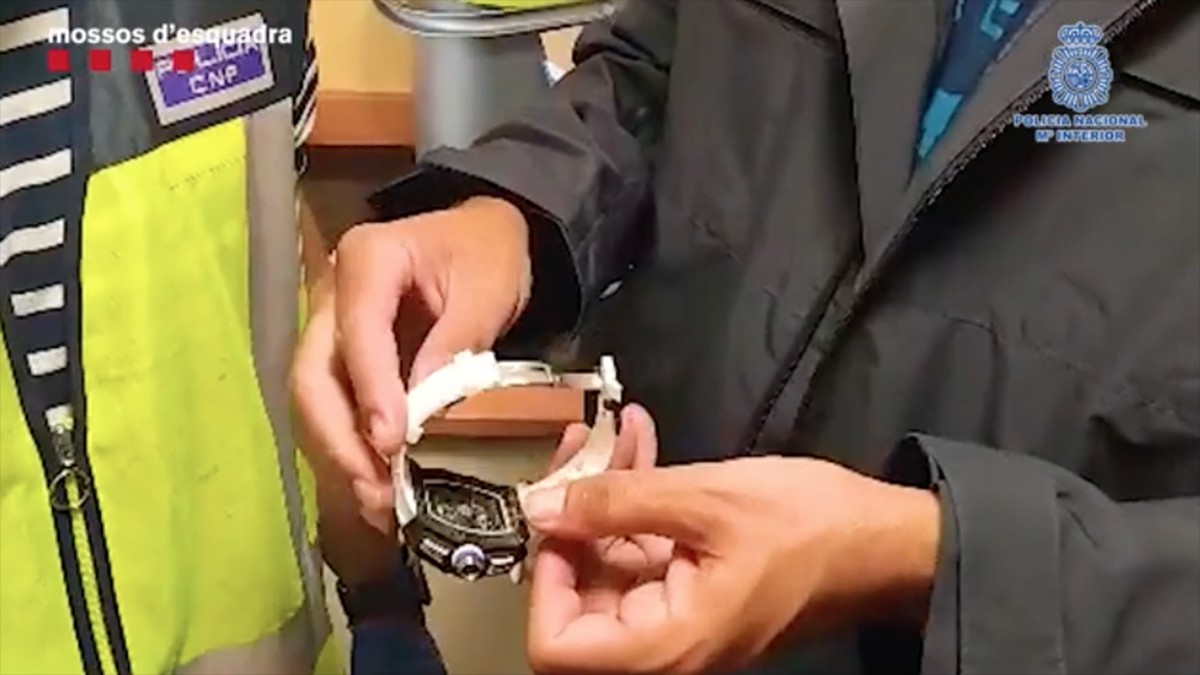 Tres detinguts pel robatori d'un rellotge de 500.000 euros a Barcelona