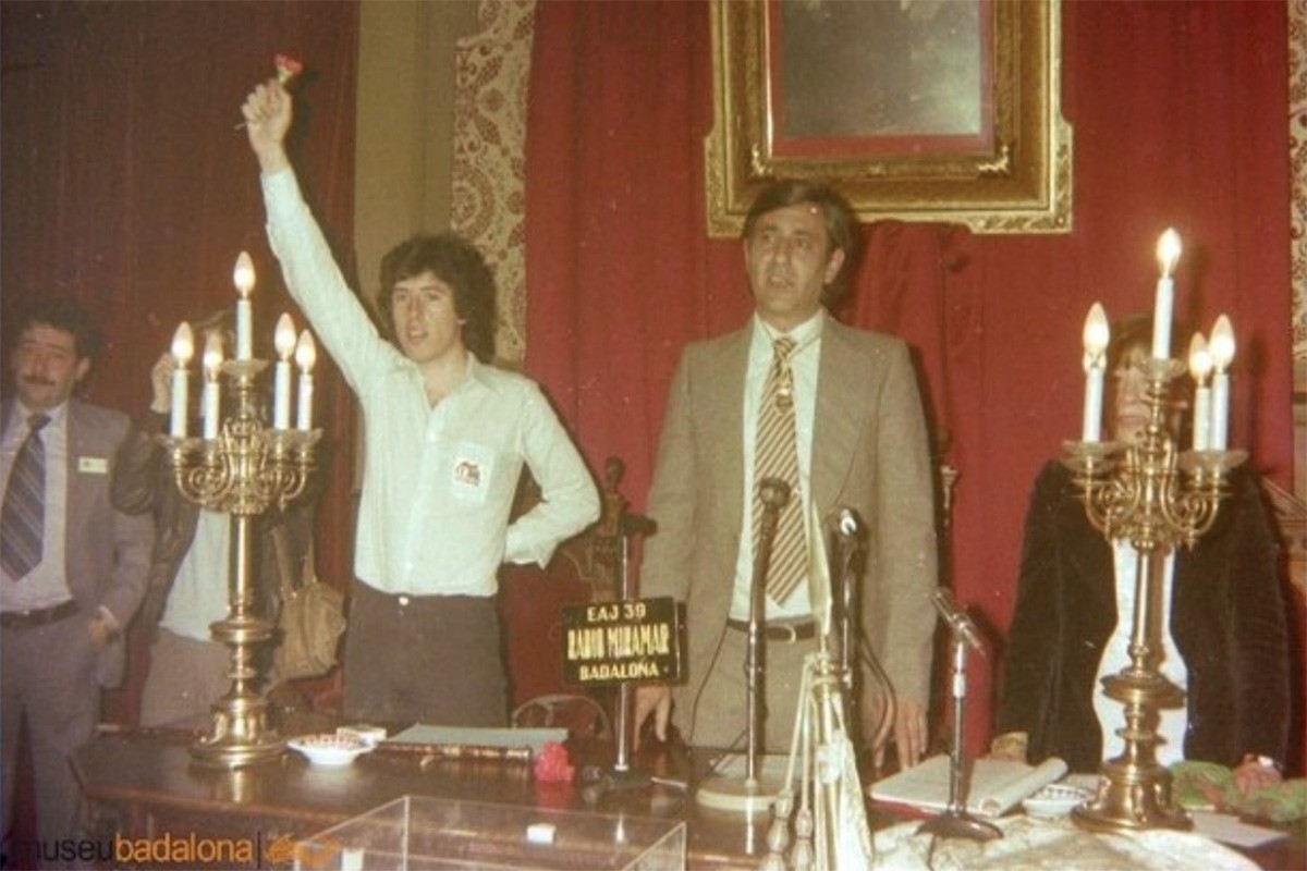 Mor Màrius Díaz, el primer alcalde de Badalona de la democràcia
