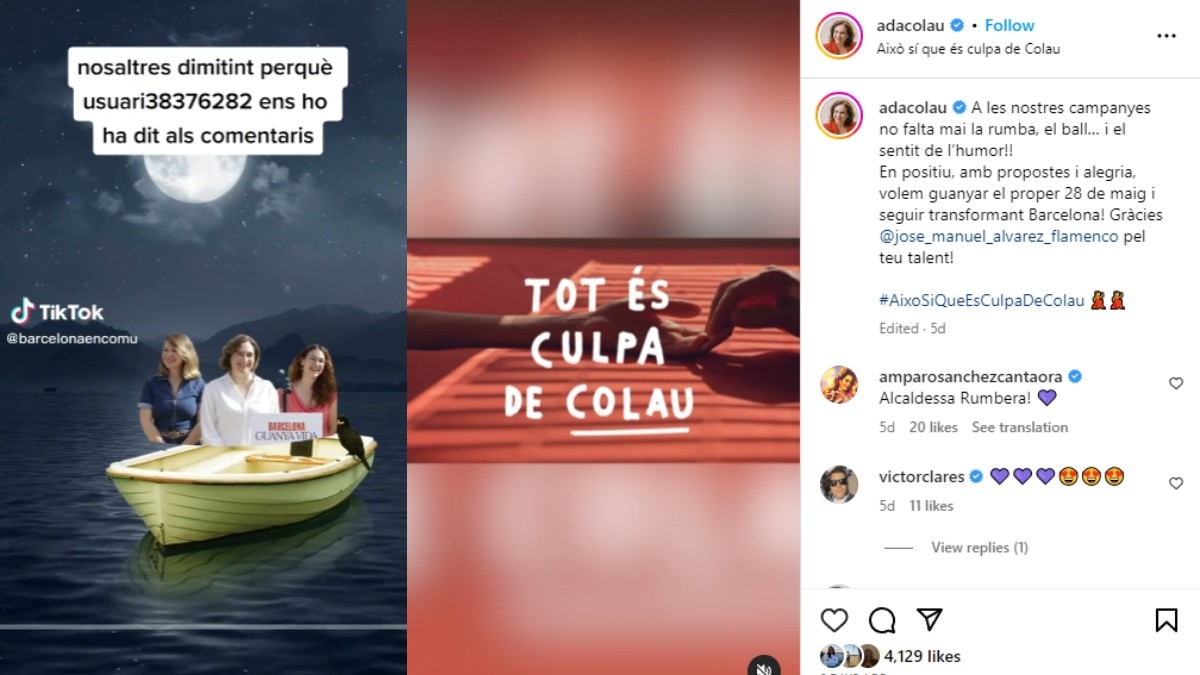 Les xarxes d'Ada Colau: ironia per a covards, un pòdcast i absurditat estudiada