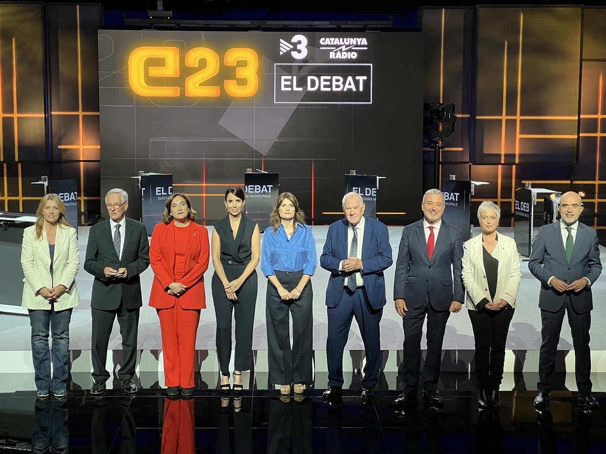 Segueix en directe el debat a TV3 dels candidats a l'alcaldia de Barcelona