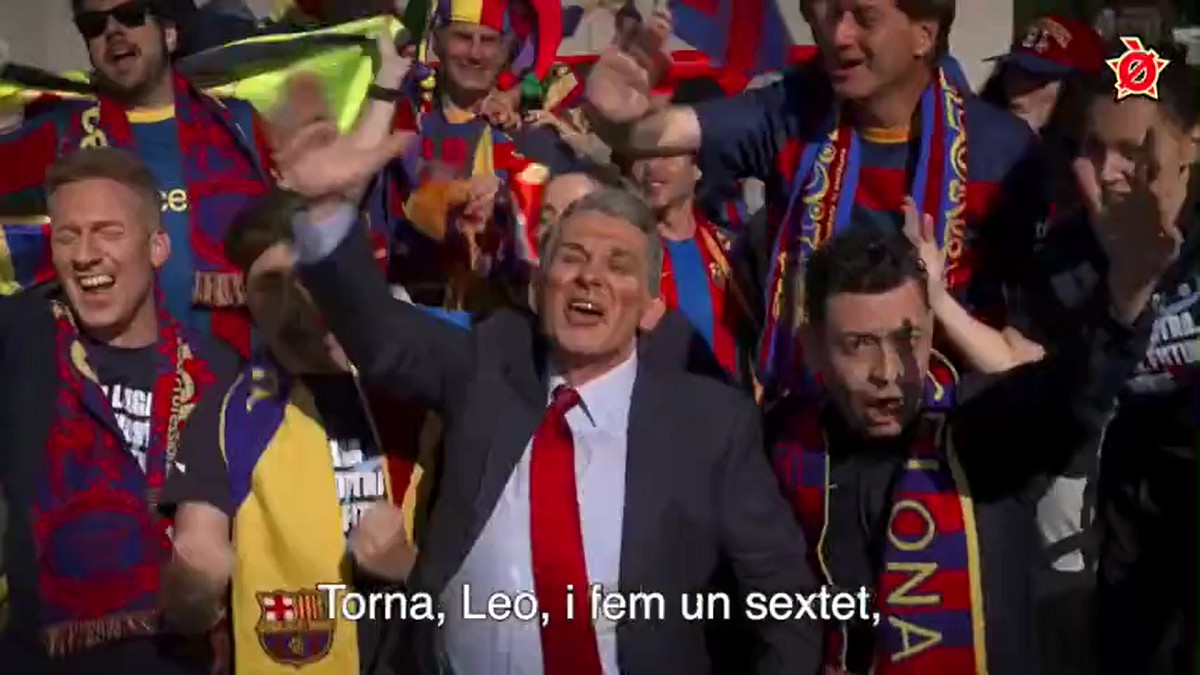 El «Polònia» recupera el «Viva la vida» per celebrar la Lliga del Barça