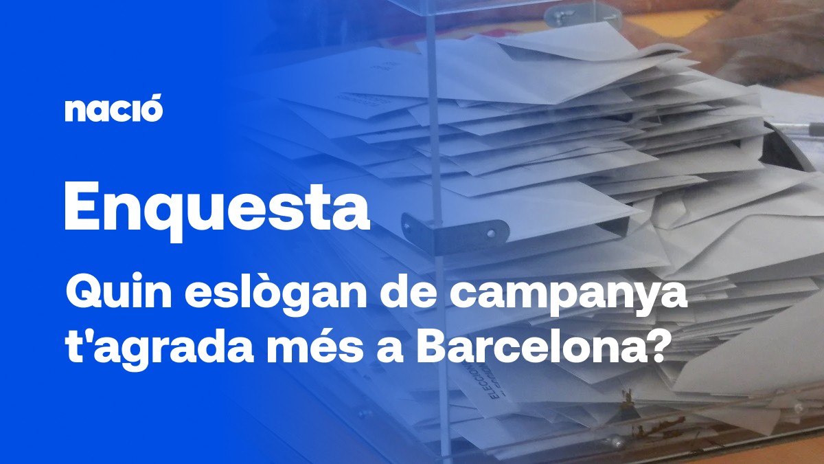 Enquesta: quin eslògan de campanya de Barcelona t'agrada més?