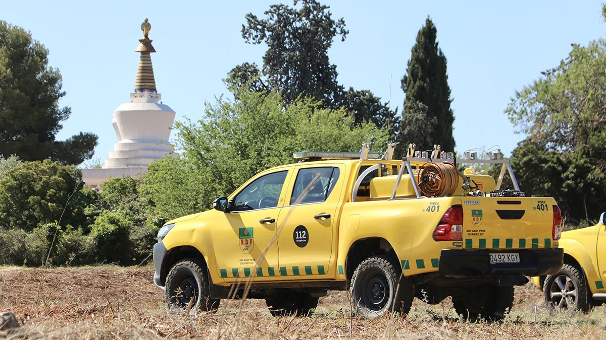 Objectiu: rebaixar el risc de propagació en cas d'incendi forestal al massís del Garraf