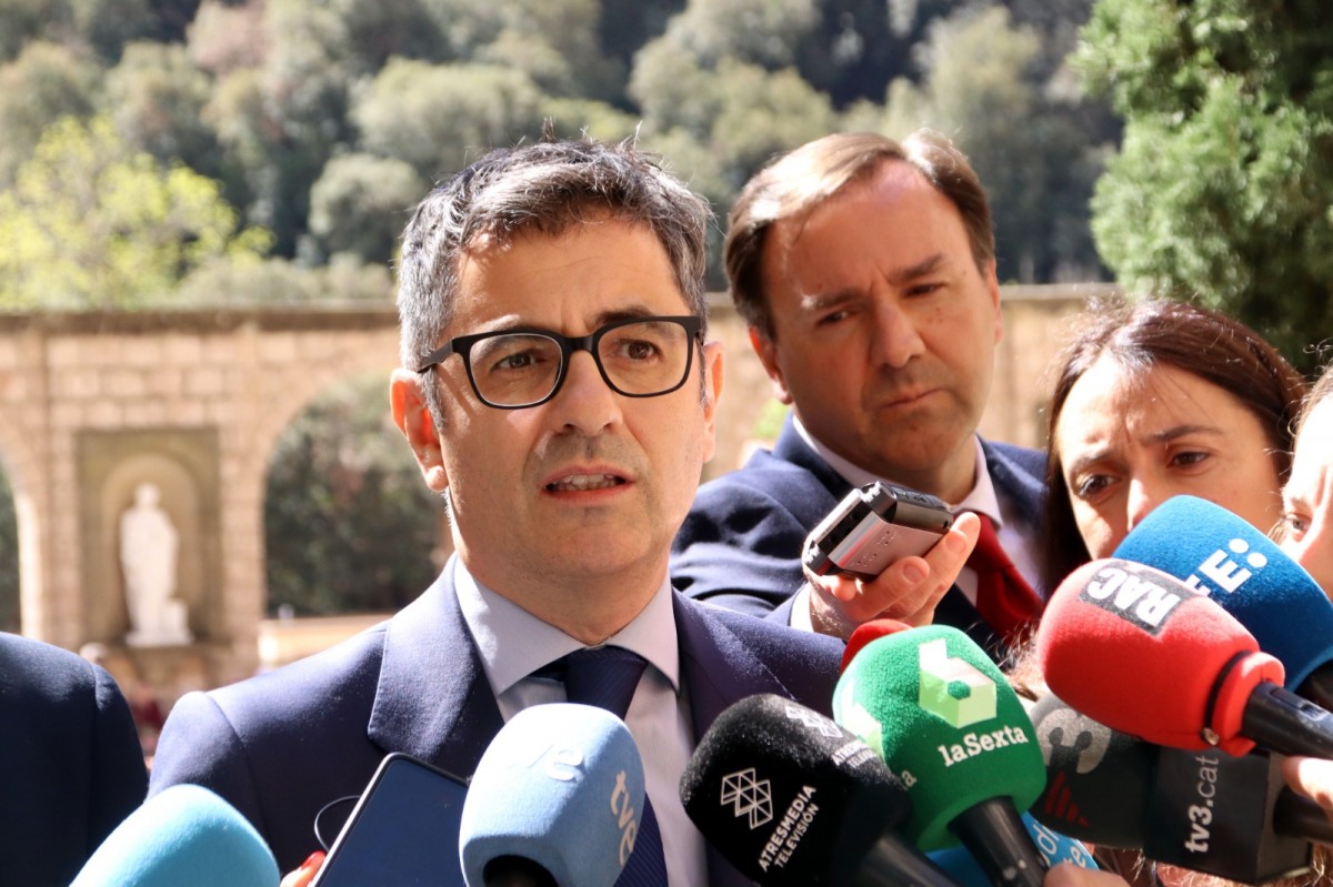 Bolaños torna a tancar la porta a l’acord de claredat: «Espanya no vol entrar en un bucle del passat»