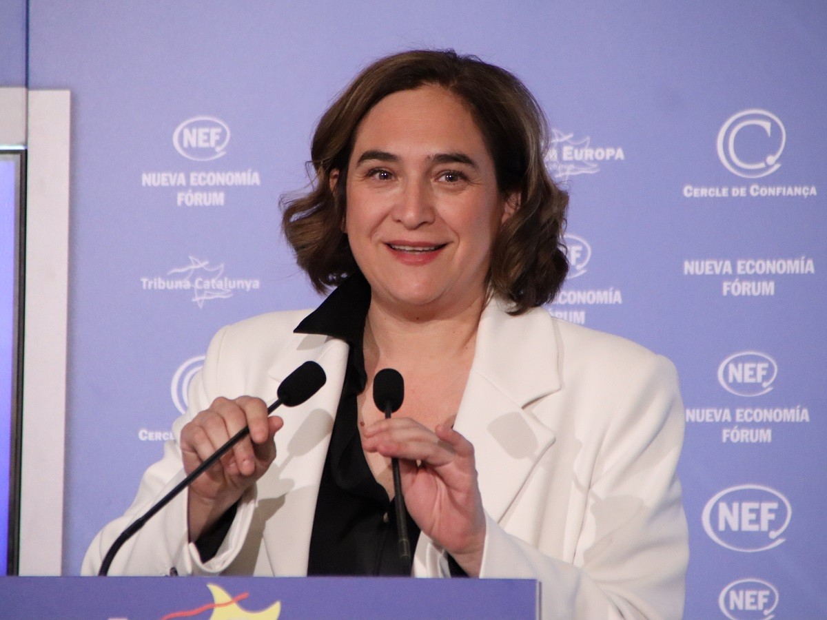 Ada Colau, aquest dimarts al Fòrum Europa - Blanca Blay / ACN
