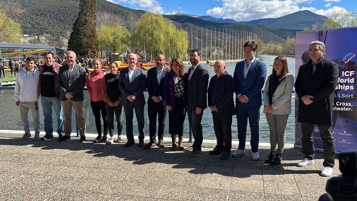 El Govern rema a favor dels mundials de piragüisme 2027 als Pirineus: «Són una oportunitat turística»
